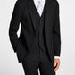Jaqueta de terno masculina Alfani Slim Fit Stretch Solid, preta, tamanho 40