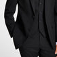 Jaqueta de terno masculina Alfani Slim Fit Stretch Solid, preta, tamanho 40