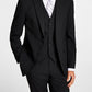 Jaqueta de terno masculina Alfani Slim Fit Stretch Solid, preta, tamanho 42