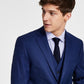 Jaqueta Alfani Masculina Slim Fit Stretch Solid Azul Tamanho 36