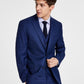 Jaqueta Alfani Masculina Slim Fit Stretch Solid Azul Tamanho 44
