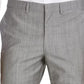 Calça de terno elástica slim fit masculina DKNY cinza tamanho 36x32