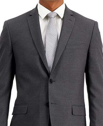Terno masculino Marc New York Modern Fit cinza tamanho 44
