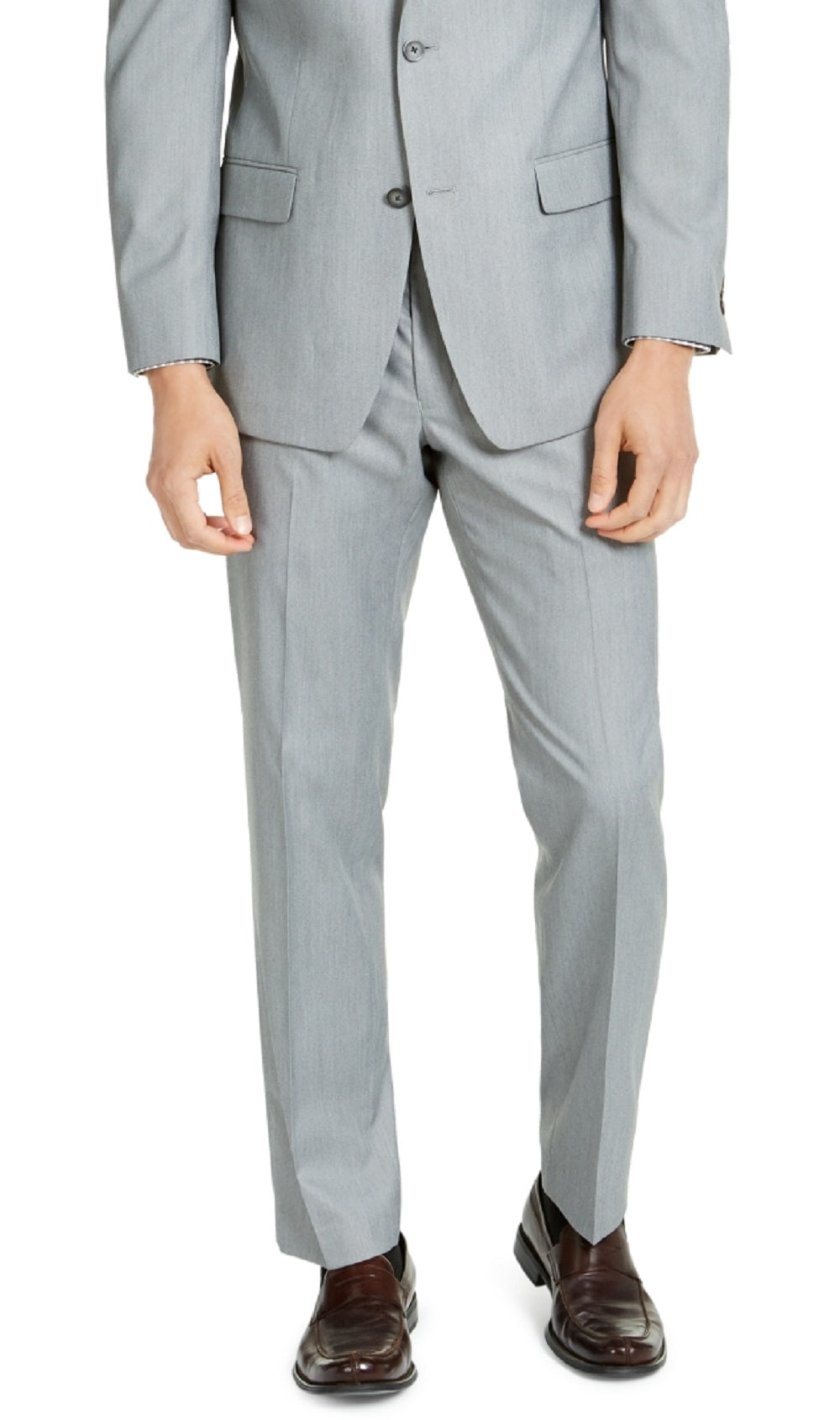 Terno masculino Marc New York Modern Fit cinza tamanho 40
