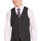 Colete Alfani Masculino Slim Fit Stretch Solid Preto Tamanho Médio