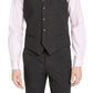 Colete Alfani Masculino Slim Fit Stretch Solid Preto Tamanho Médio