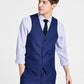 Colete Alfani Masculino Slim Fit Stretch Solid Azul Tamanho Médio