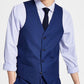 Colete Alfani Masculino Slim Fit Stretch Solid Azul Tamanho Médio