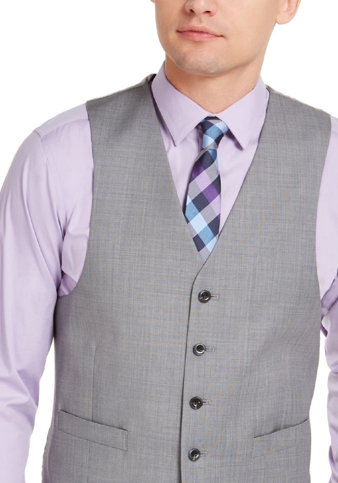 Colete elástico para airsoft Michael Kors masculino, ajuste moderno, cinza, tamanho XX-G