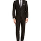 Terno masculino Van Heusen Flex Plain Slim Fit, preto, tamanho 38