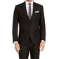 Terno masculino Van Heusen Flex Plain Slim Fit, preto, tamanho 38