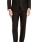 Terno masculino Van Heusen Flex Plain Slim Fit, preto, tamanho 38