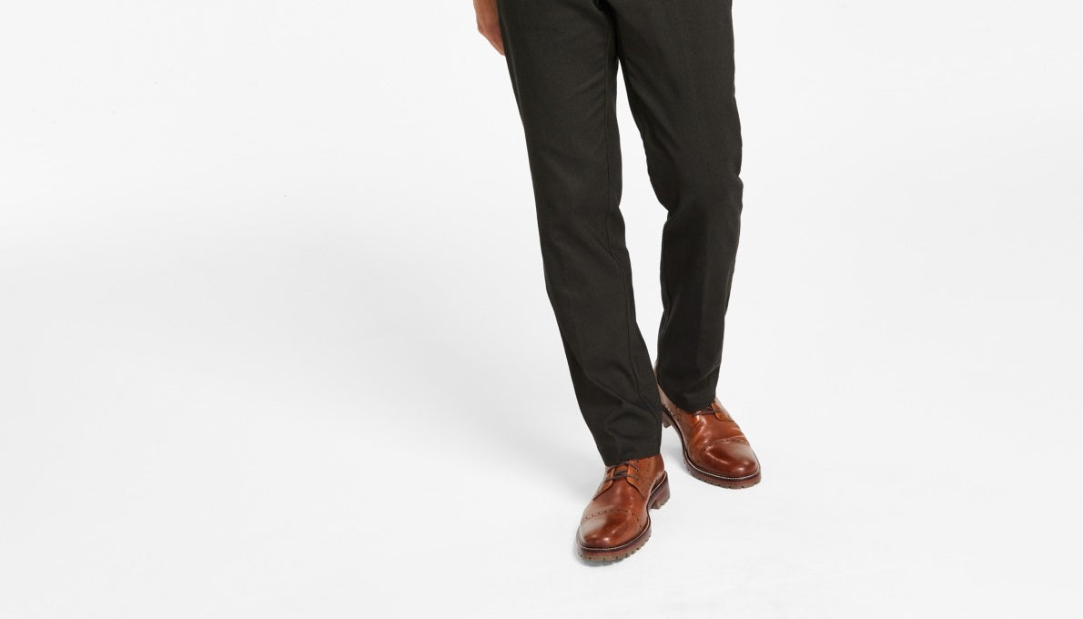 Calça Tommy Hilfiger Masculina Th Flex Modern Fit Sarja com Quatro Bolsos Verde Tamanho 40X32