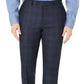 Terno Calvin Klein Masculino Infinite Stretch Windowpane de Lã Calça Separada Azul Tamanho 32X32