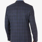 Calvin Klein Terno Masculino de Lã Windowpane Jaqueta Separada Azul Tamanho 38