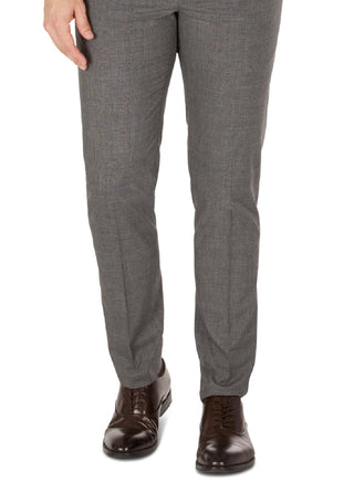 Calça social masculina Calvin Klein xadrez skinny fit cinza tamanho 32x32