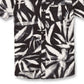 Camisa Volcom Echo Leaf Manga Curta Masculina Preta Tamanho Médio