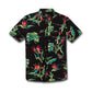 Camisa Volcom Masculina Birds Of Raredise Manga Curta Preta Tamanho X-G