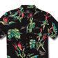 Camisa Volcom Masculina Birds Of Raredise Manga Curta Preta Tamanho X-G