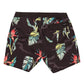 Calção de banho masculino Volcom Beach Bunch preto tamanho pequeno