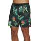 Calção de banho masculino Volcom Beach Bunch preto tamanho pequeno