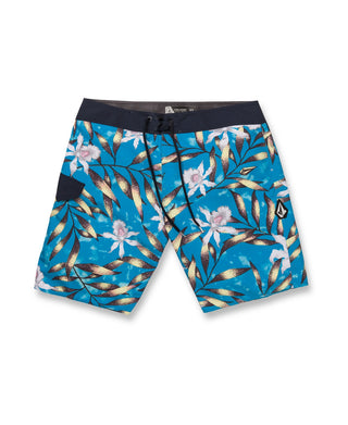 Calção de banho masculino Volcom Tropical Hideout Mod 19 azul tamanho 30