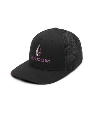 Boné Volcom Duel Duo Flexfit Masculino Preto Tamanho Grande