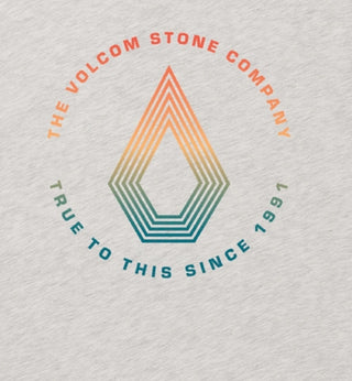 Camiseta Volcom Horizon Masculina Manga Curta Marrom Tamanho Médio