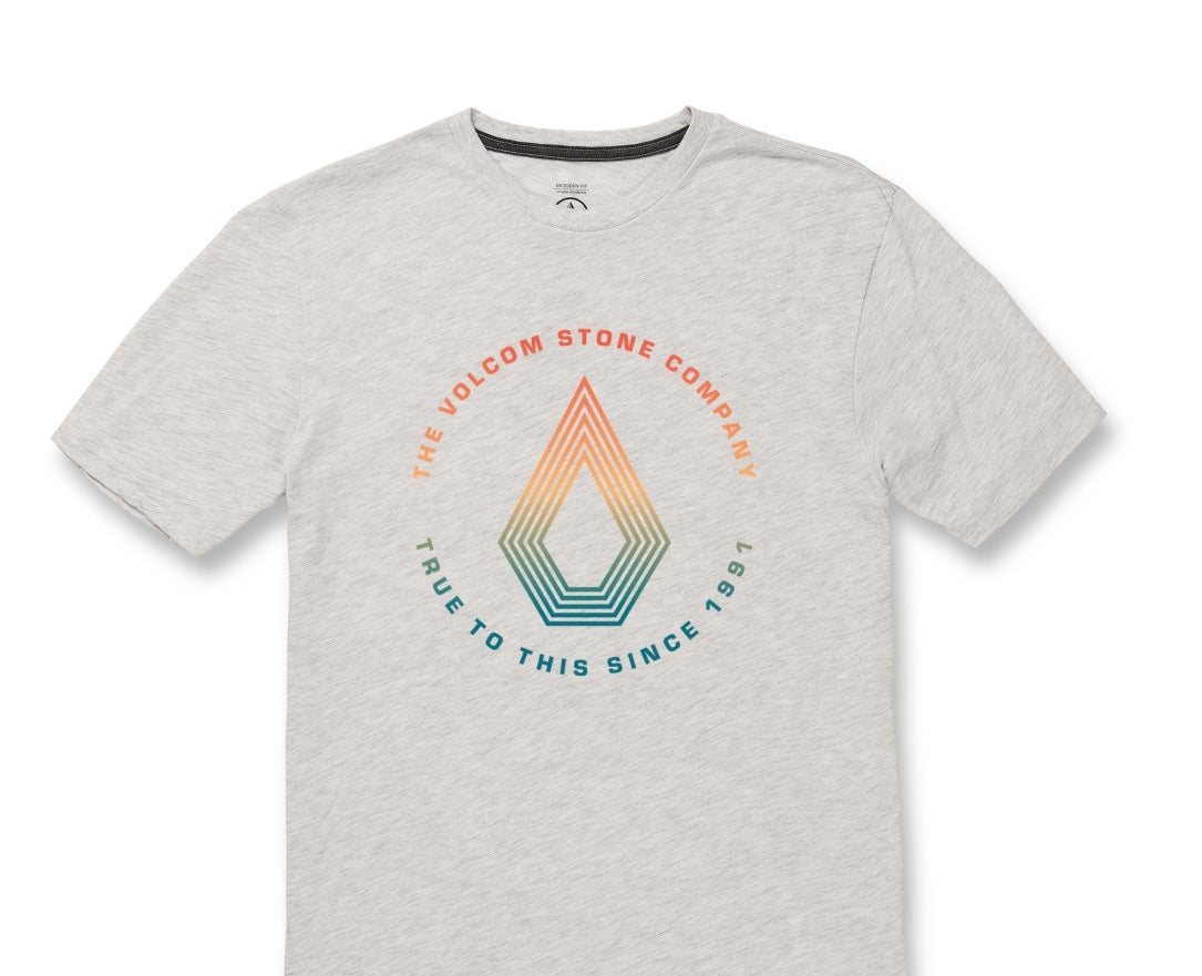 Camiseta Volcom Horizon Masculina Manga Curta Marrom Tamanho XG