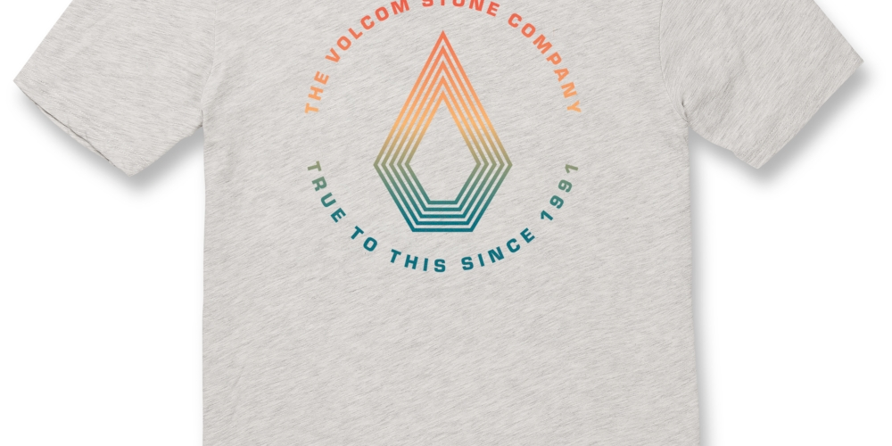 Camiseta masculina Volcom Horizon manga curta branca tamanho XX-G