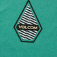 Camiseta Volcom Masculina Interference Manga Curta Verde Tamanho Médio