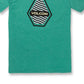Camiseta masculina Volcom Interference manga curta verde tamanho XX-G