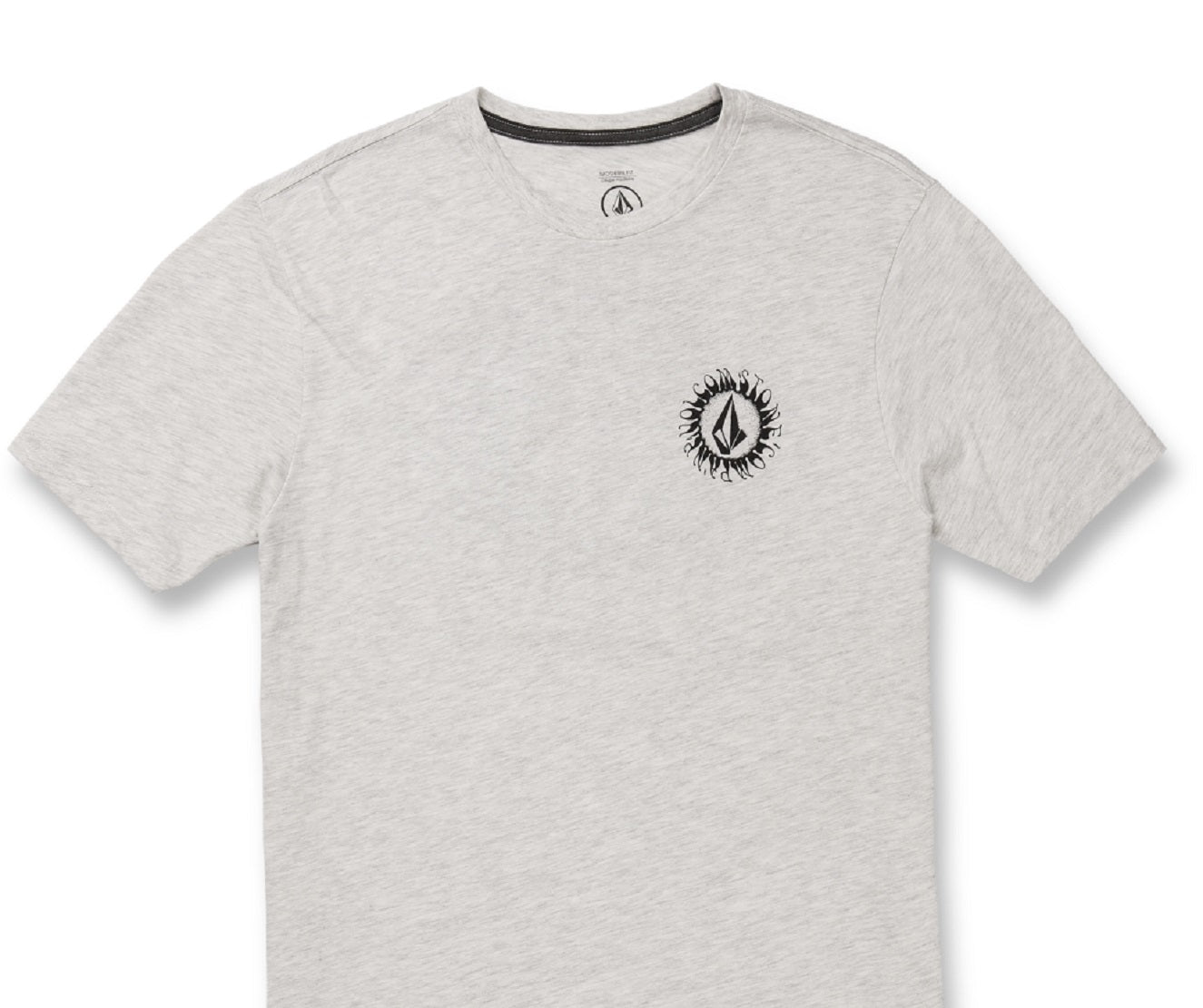 Camiseta Volcom Masculina Exuder Manga Curta Cinza Tamanho XX-G