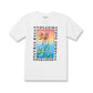 Camiseta Volcom Strange Paradise masculina, manga curta, branca, tamanho médio