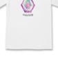 Camiseta Volcom Star Shields Stone Graphic Masculina Branca Tamanho Médio