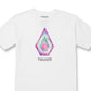 Camiseta Volcom Star Shields Stone Graphic Masculina Branca Tamanho Grande