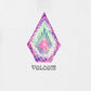 Camiseta Volcom Star Shields Stone Graphic Masculina Branca Tamanho Grande
