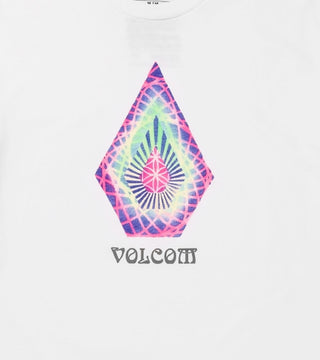 Camiseta Volcom Star Shields Stone Graphic Masculina Branca Tamanho Grande