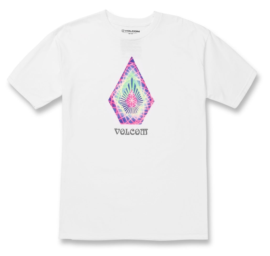 Camiseta Volcom Star Shields Stone Graphic Masculina Branca Tamanho X-G