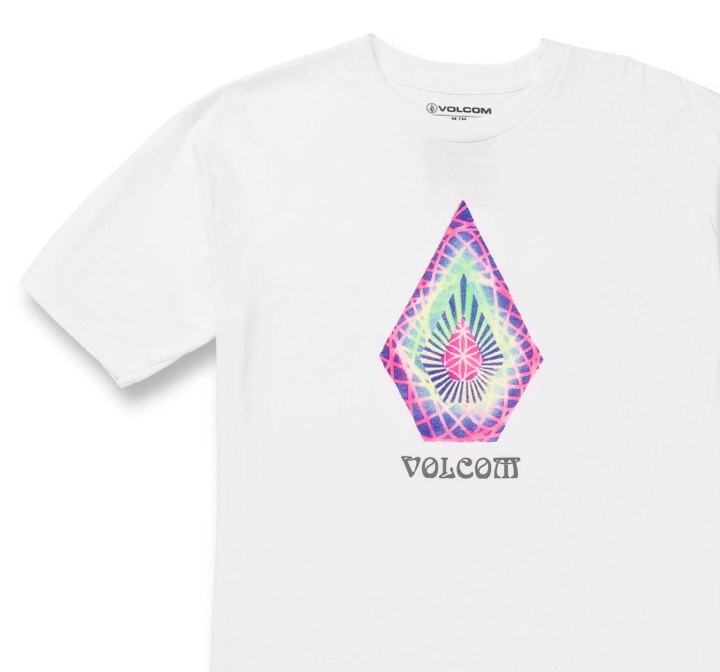 Camiseta Volcom Star Shields Stone Graphic Masculina Branca Tamanho X-G