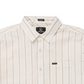 Camiseta Volcom Boiler Woven de manga curta masculina, branca, tamanho X-G