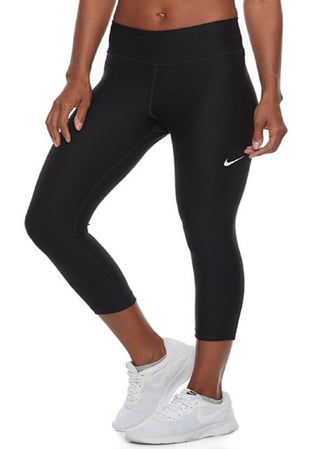 Calça Capri Nike Power Victory Training Midrise Feminina Preta Tamanho P