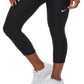 Calça Capri Nike Power Victory Training Midrise Feminina Preta Tamanho P