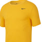 Camiseta Nike Dri Fit Training Masculina Amarela Tamanho Grande