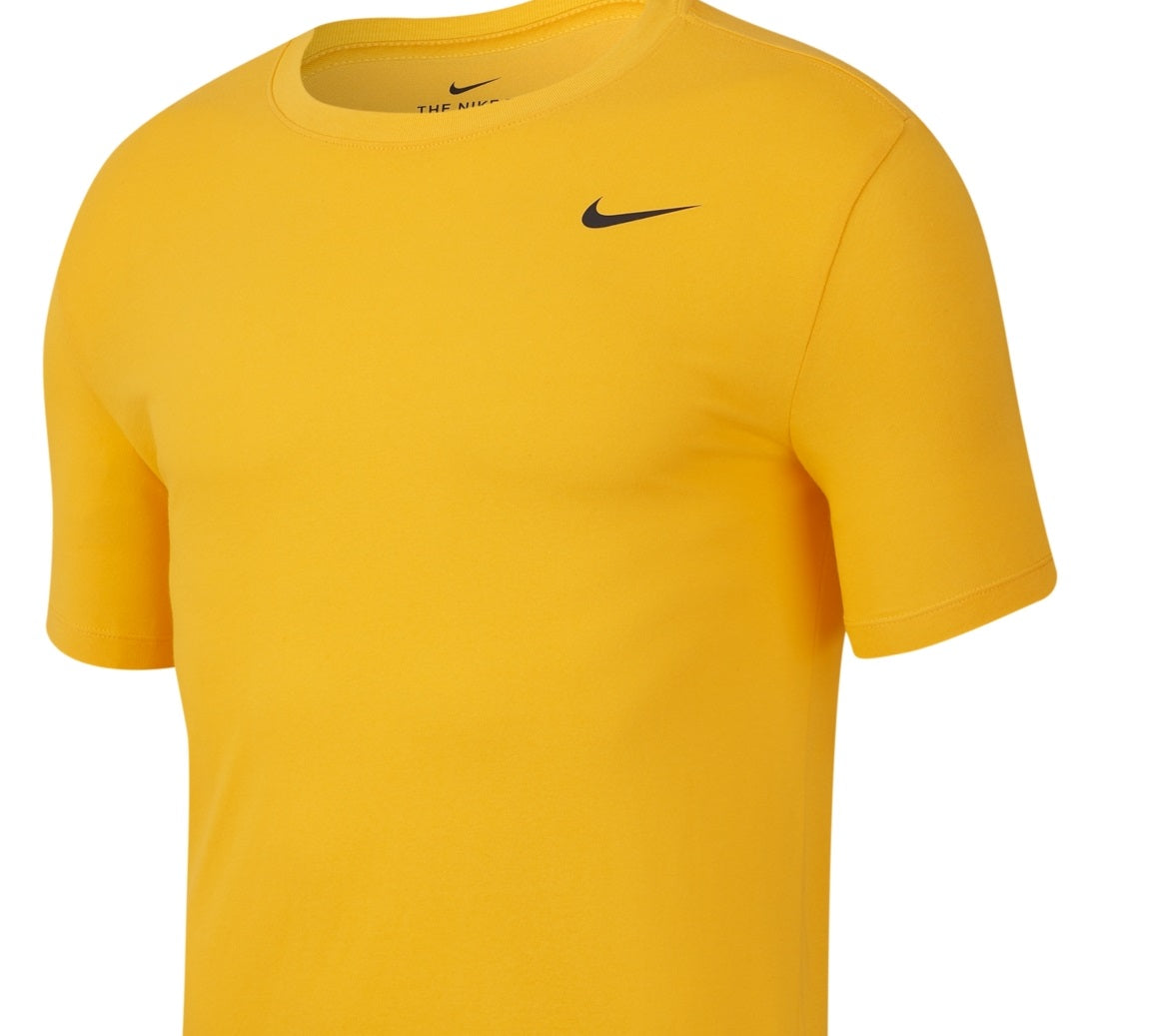 Camiseta Nike Dri Fit Training Masculina Amarela Tamanho Grande