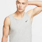Camiseta regata Nike Dri-Fit Training Masculina Cinza Tamanho XL