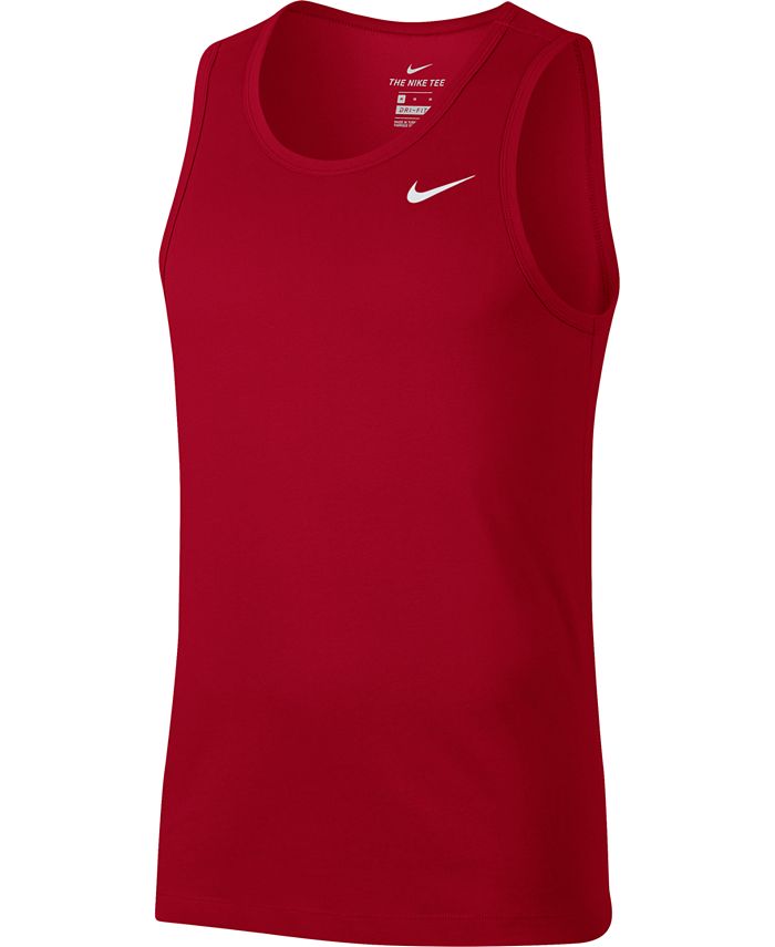Camiseta regata Nike Dri Fit Training Masculina Vermelha Tamanho XXG