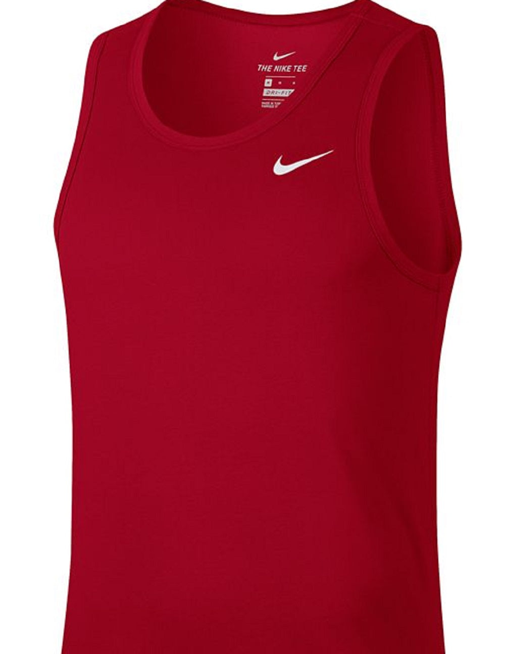 Camiseta regata Nike Dri Fit Training Masculina Vermelha Tamanho XXG
