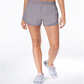 Shorts de corrida Nike Dri Fit Tempo feminino, cinza, tamanho XX-G