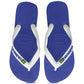 Havaianas Masculino Brasil Logo Flip Flop Azul Tamanho 9.5